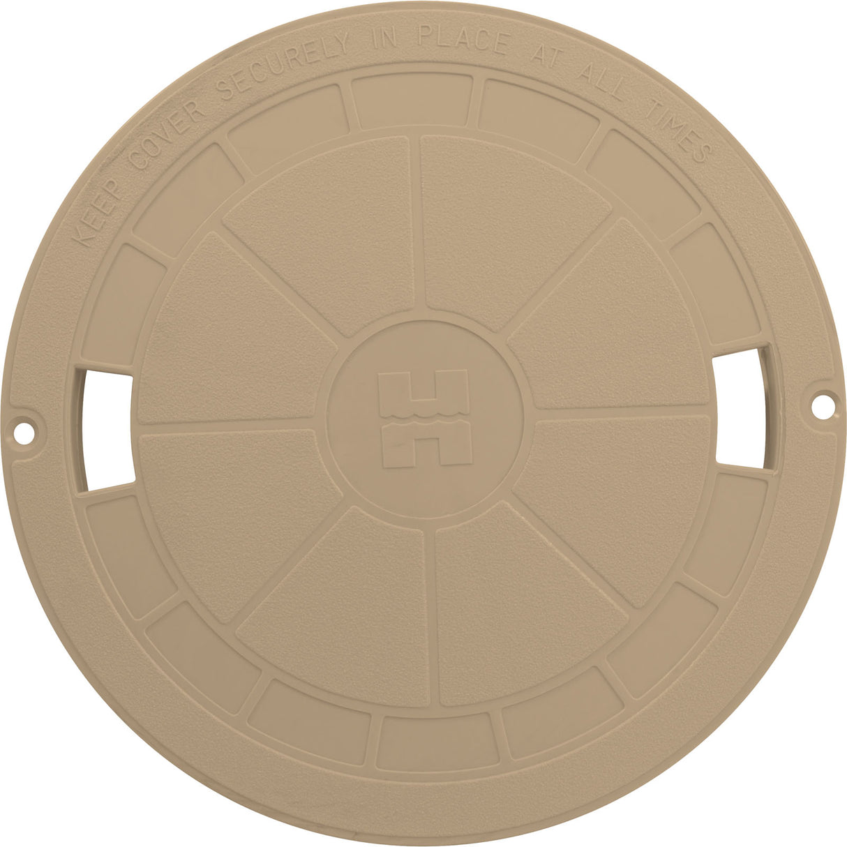 Lid, Hayward SP1070 Skimmer, 9-7/8" OD, Tan : SPX1070C10 - Hayward - 0610377036627 - PartsForSpas.com