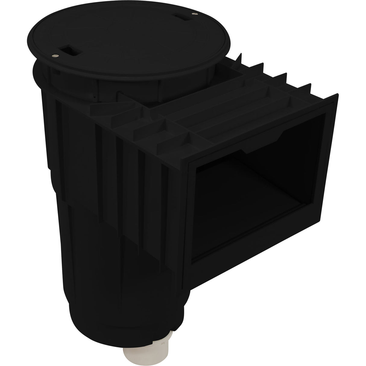 Skimmer, Hayward SkimMaster, 2"s x 2-1/2"sp, Round, Black : SP1072S2BLK