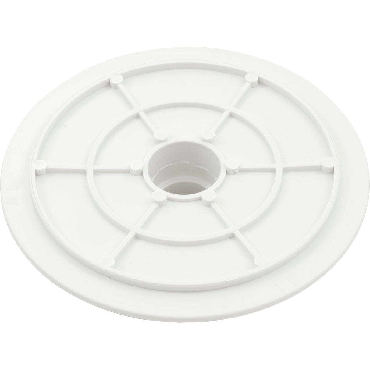 Vacuum Plate, Standard/Wide Mouth Skimmer, 7"OD : UNI-89 - Champlain Plastics - 063741179480 - PartsForSpas.com
