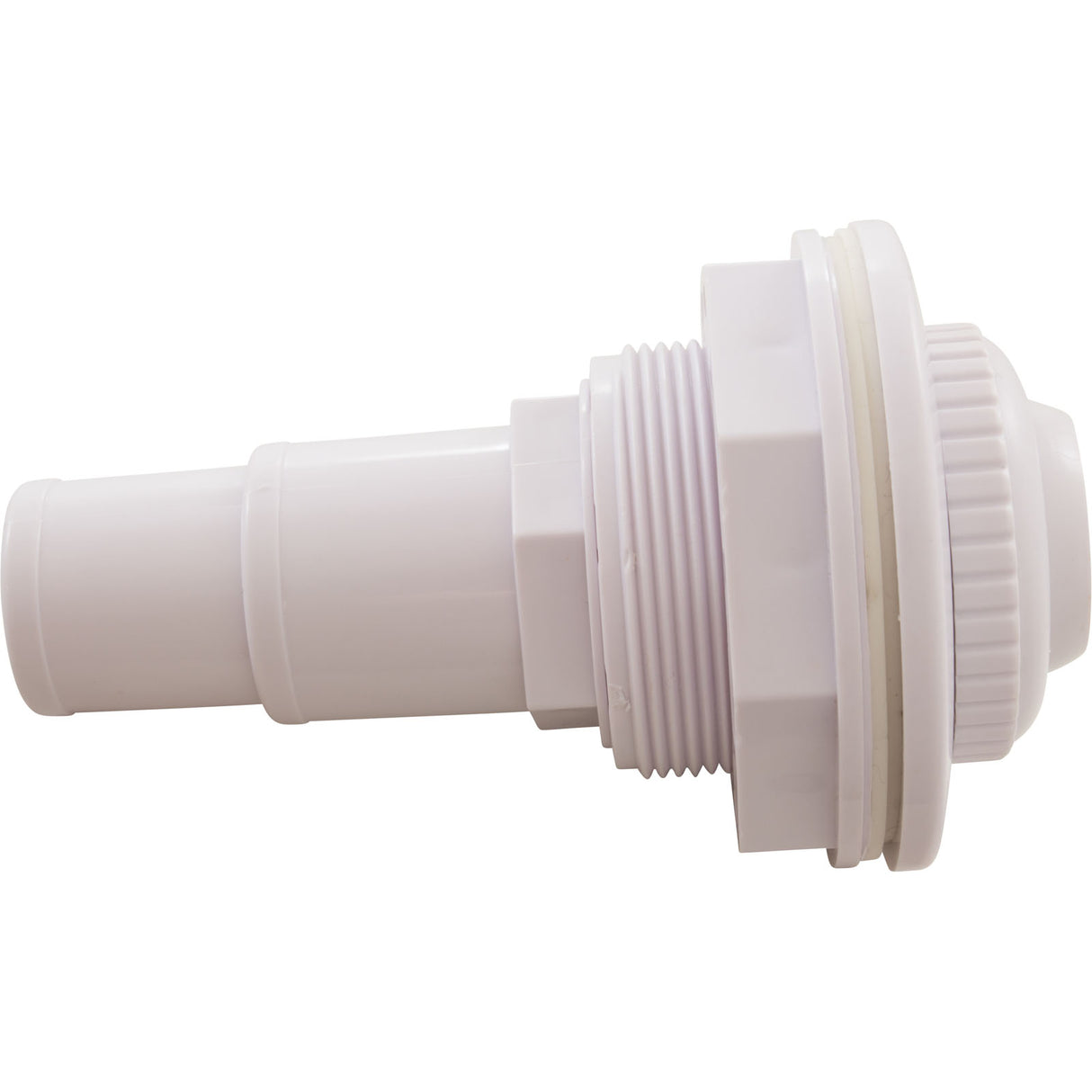 Inlet Fitting, Olympic Skimmer, White : ACM-191 - Champlain Plastics - ACM-191 - PartsForSpas.com