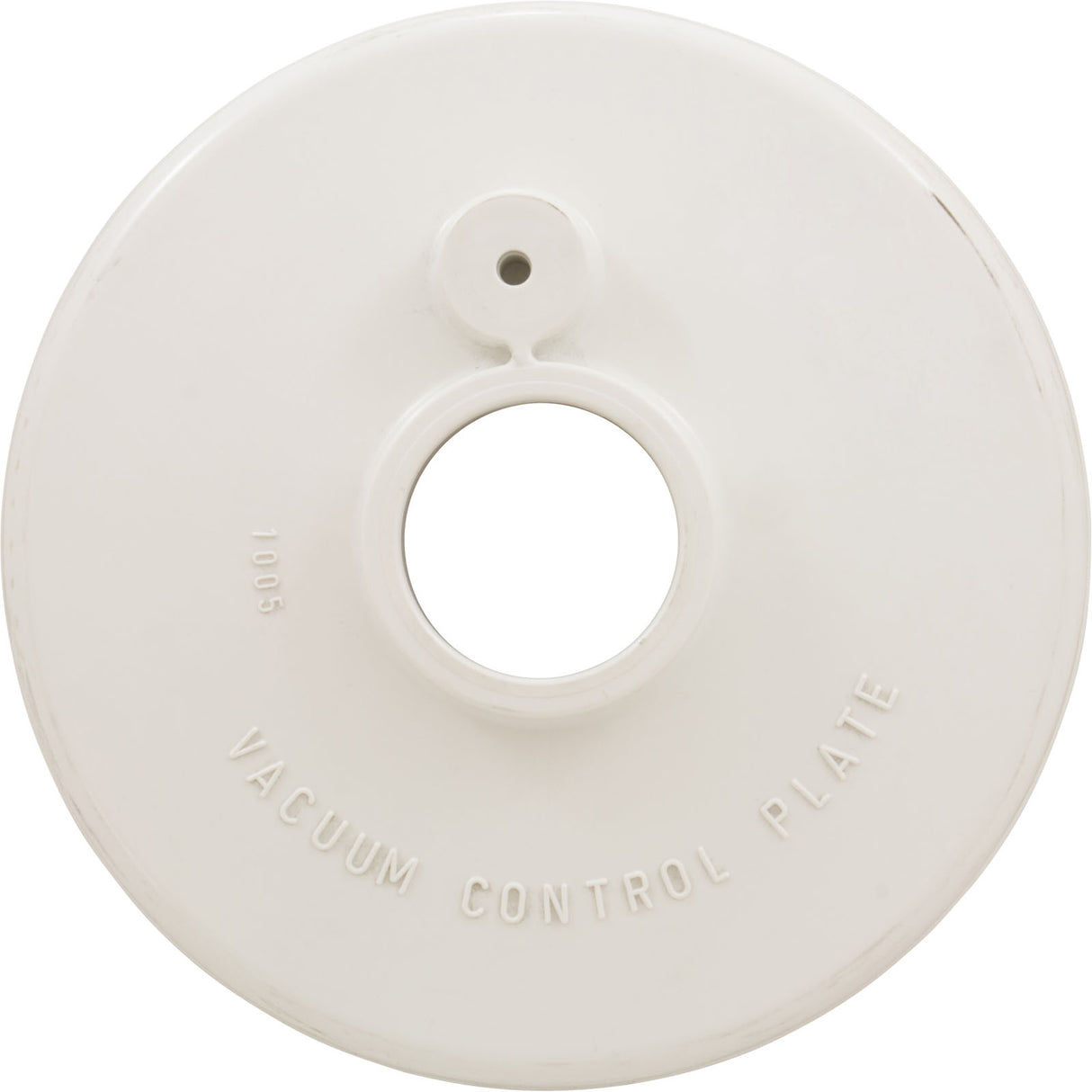 Skimmer Vacuum Control Plate, Kafko, 7-3/16"od, White : 19-0102-0 - Kafko Manufacturing - 19-0102-0 - PartsForSpas.com