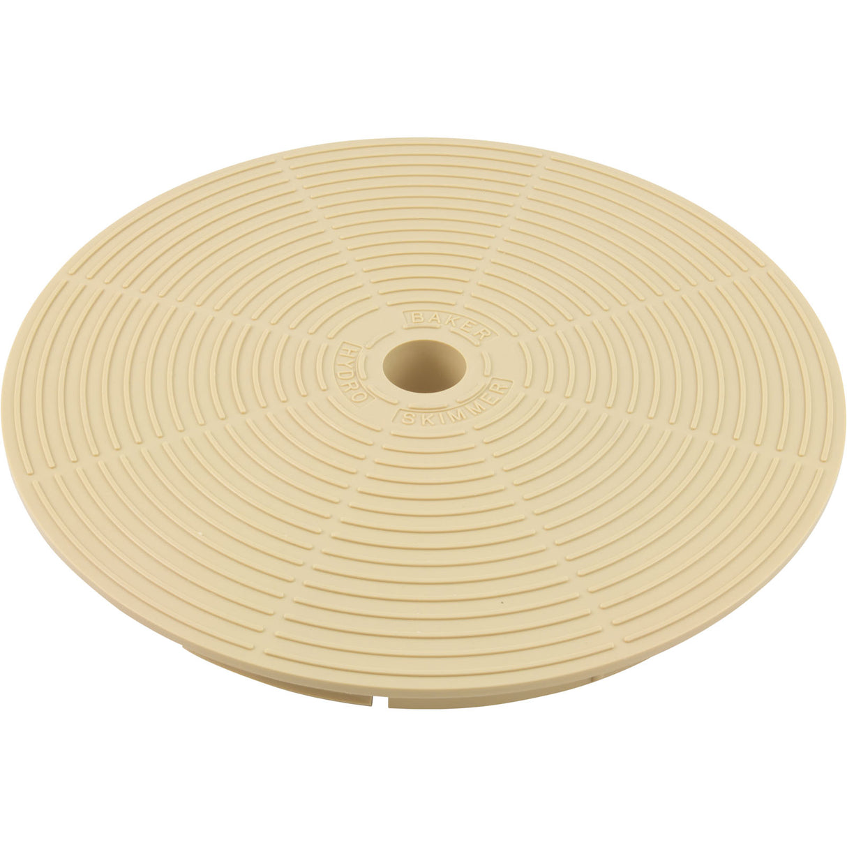 Lid, Waterco Baker HydroPak Skimmer, 9-7/8" Diameter, Tan : 51B1017 - Waterco - 51B1017 - PartsForSpas.com