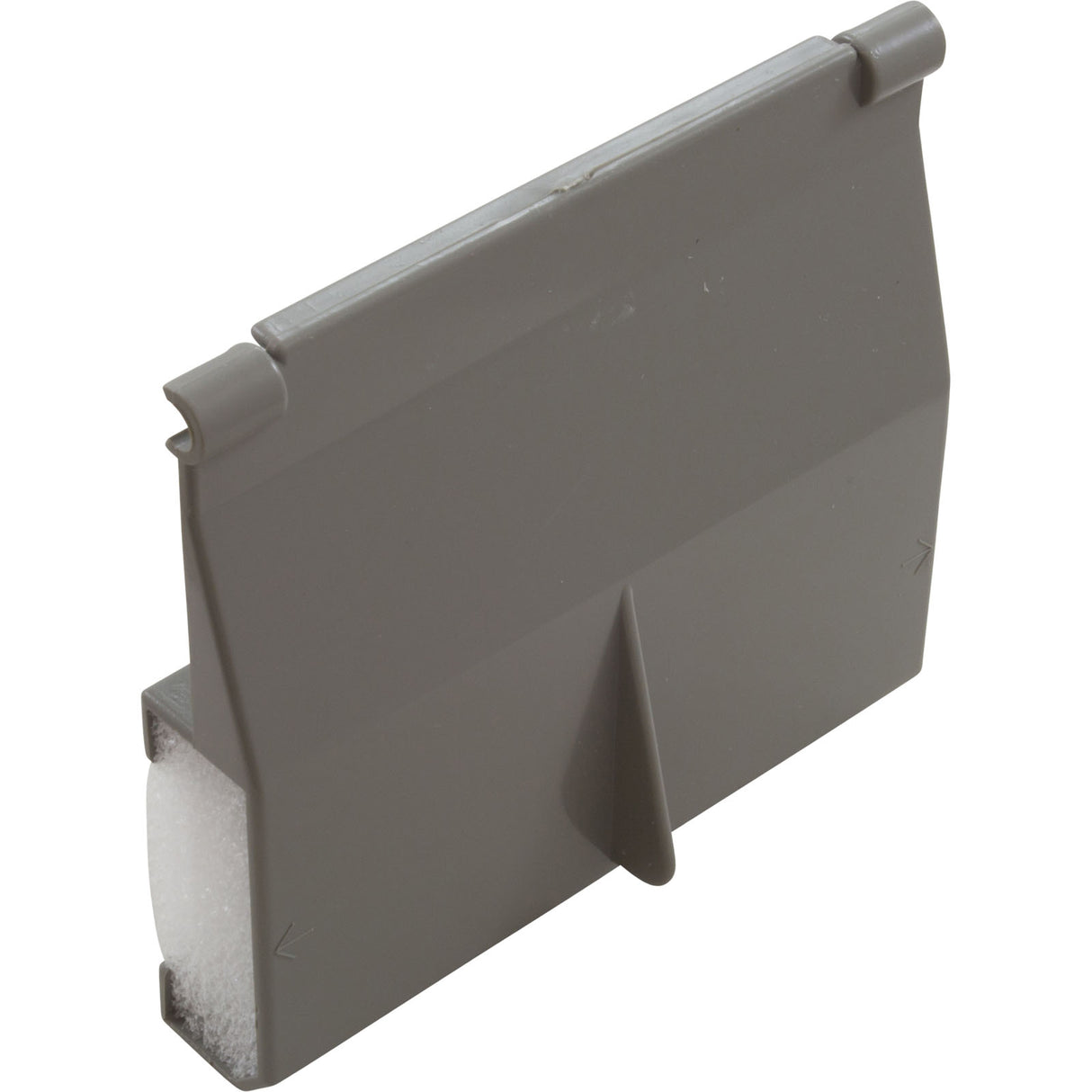 Weir, Waterway Front Access Skim Filter, Light Gray, w/ Foam : 550-4057 - Waterway - 806105536143 - PartsForSpas.com
