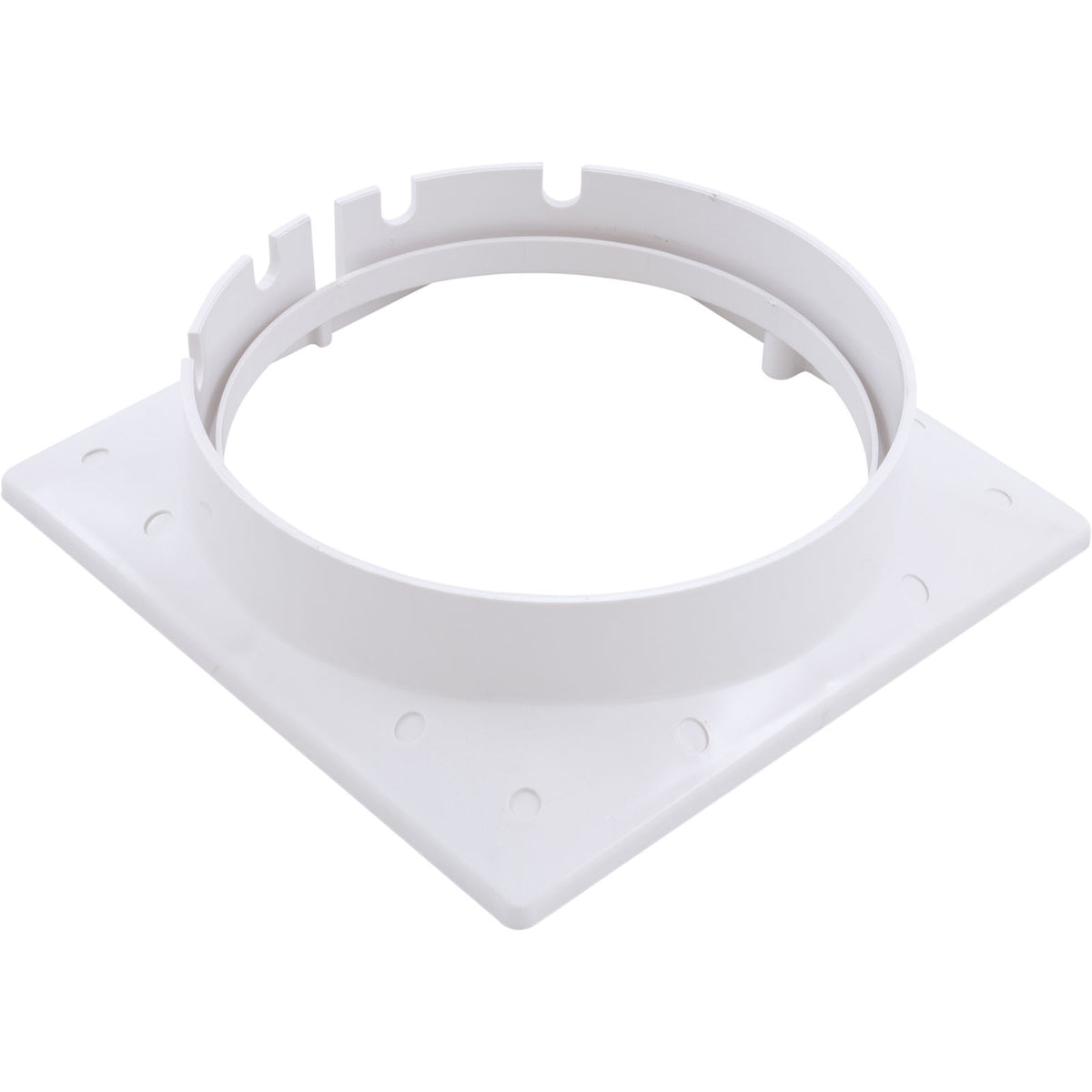 Skimmer Collar, Waterway Renegade, Vinyl, Square, White : 519-9510
