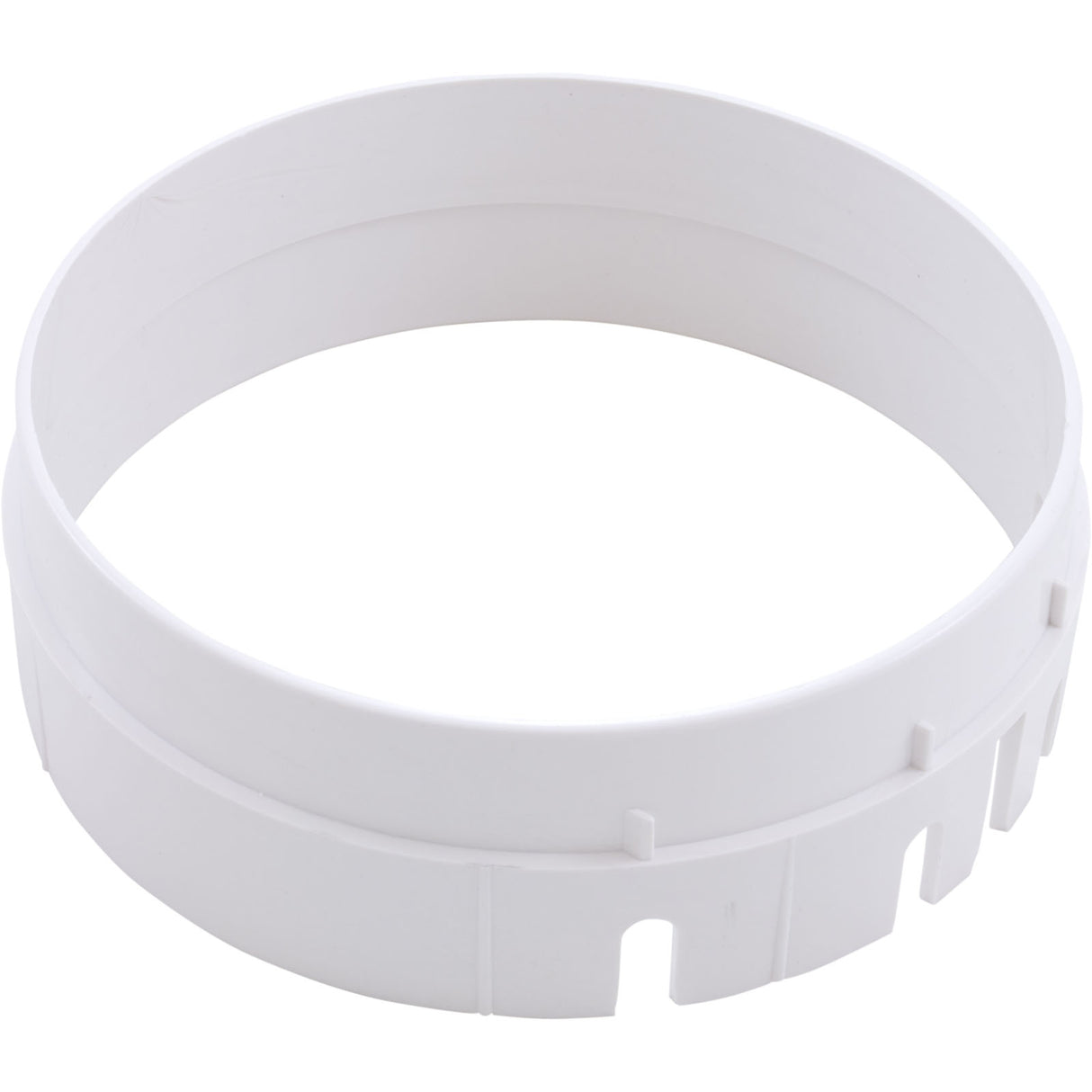 Mounting Ring Extension, WW Renegade Skimmer, Vinyl, White : 519-6560 - Waterway Plastics - 806105239273 - PartsForSpas.com