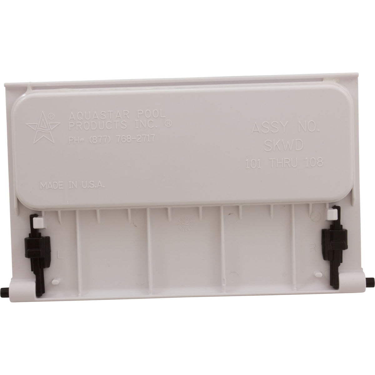 Weir, Aquastar, Skimmer, w/ Clips : SKWD101 - Aquastar Pool Products - 0883612053639 - PartsForSpas.com