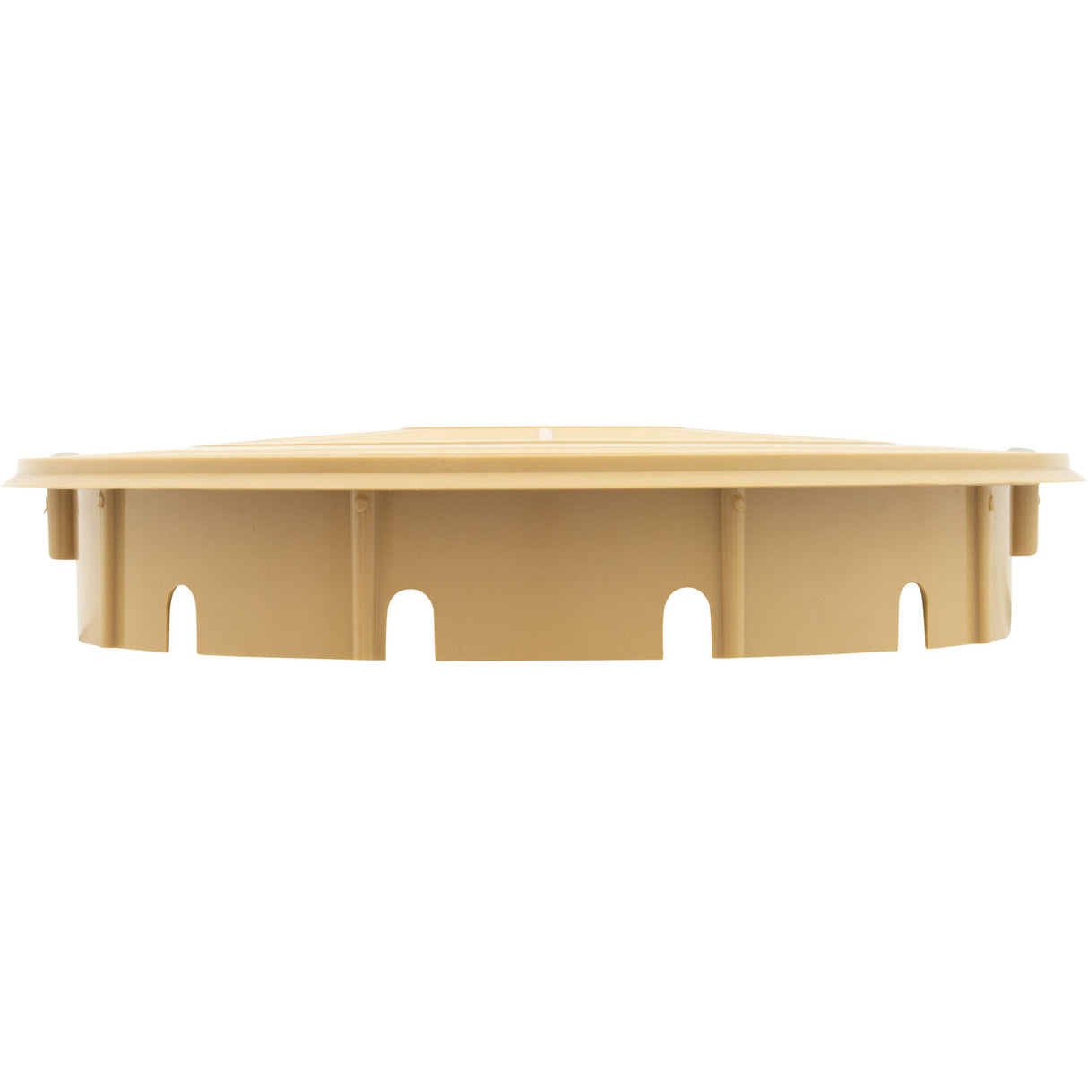 Skimmer Lid, Aquastar, w/Collar, Tan : SKRT108 - AquaStar - 883612043340 - PartsForSpas.com