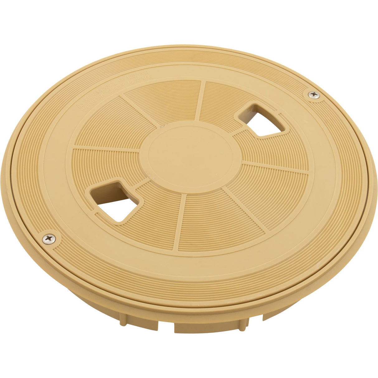 Skimmer Lid, Aquastar, w/Collar, Tan : SKRT108 - AquaStar - 883612043340 - PartsForSpas.com