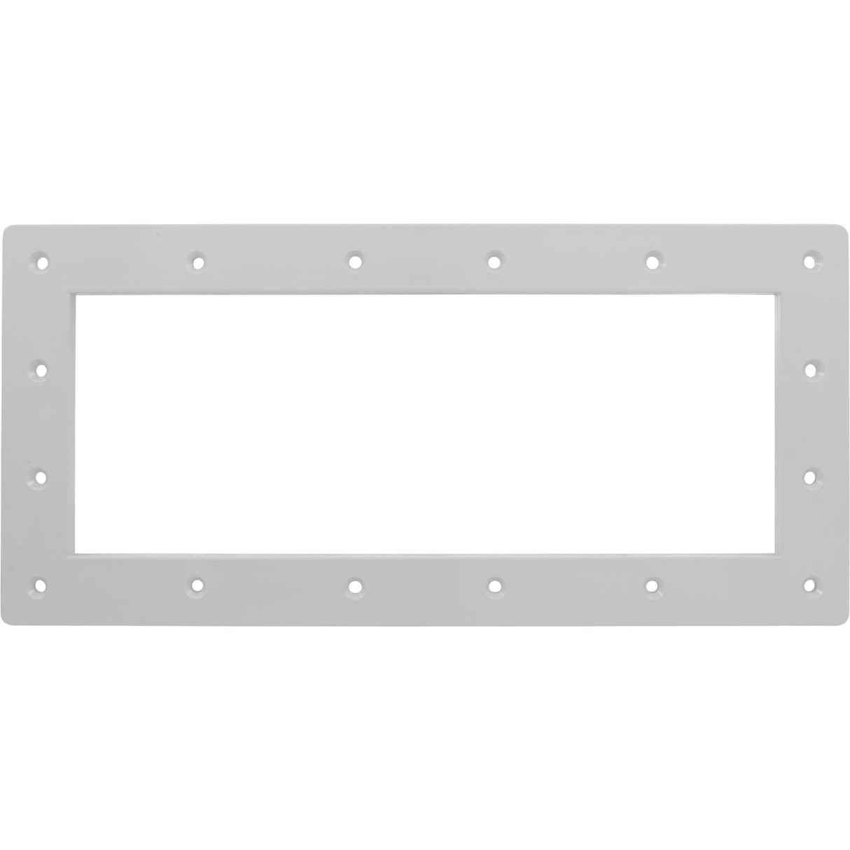 Skimmer Faceplate, CMP, Widemouth, Vinyl, White : 25541-000-010 - Custom Molded Products - 849640009420 - PartsForSpas.com