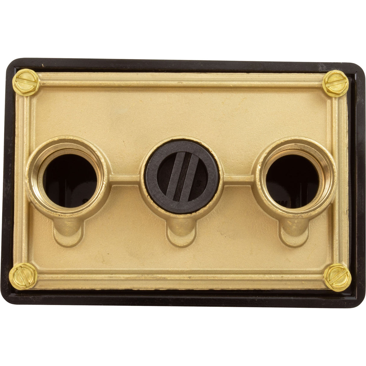 Light Junction Box, Pentair, (3) 3/4" Ports, Brass Base : 78310600