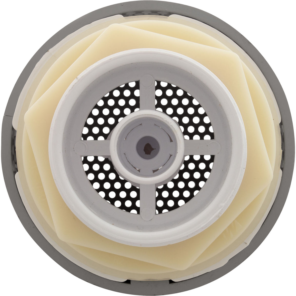 Suct Assy, WW 3-1/2" Hi-Flow, 2-3/8"hs, 1-1/2"s, Gry, w/o Vac Brk : 640-3257V