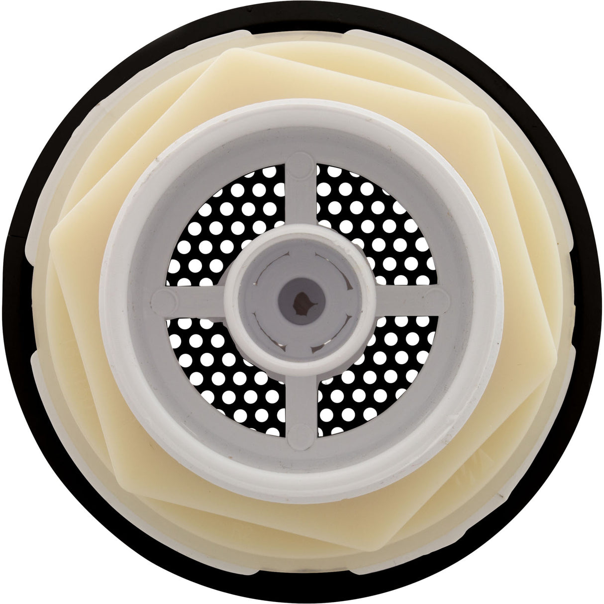 Suct Assy, WW 3-1/2" Hi-Flow, 2-3/8"hs, 1-1/2"s, Blk, w/o Vac Brk : 640-3251 V