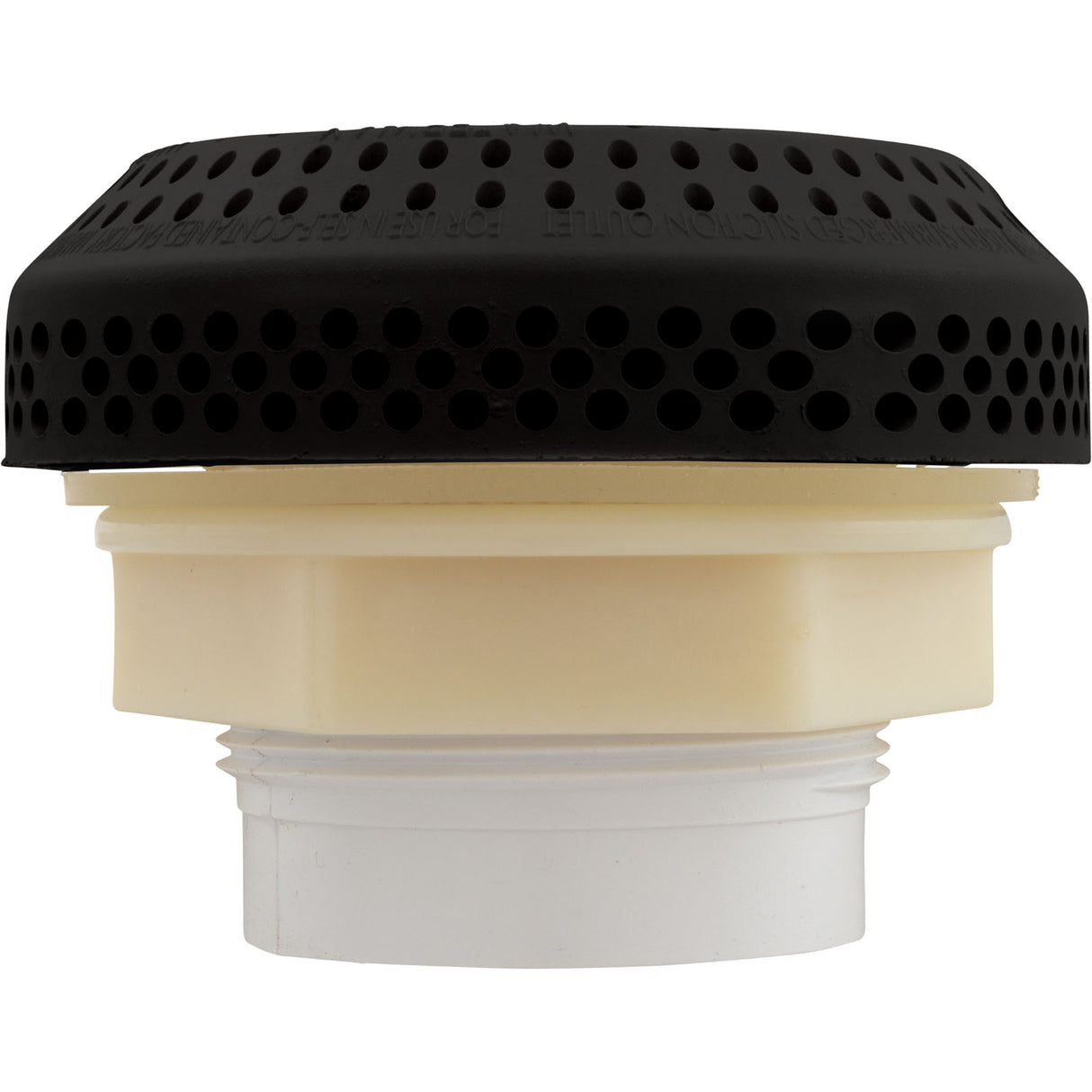 Suct Assy, WW 3-1/2" Hi-Flow, 2-3/8"hs, 1-1/2"s, Blk, w/o Vac Brk : 640-3251 V - Waterway Plastics - 8.06105E+11 - PartsForSpas.com
