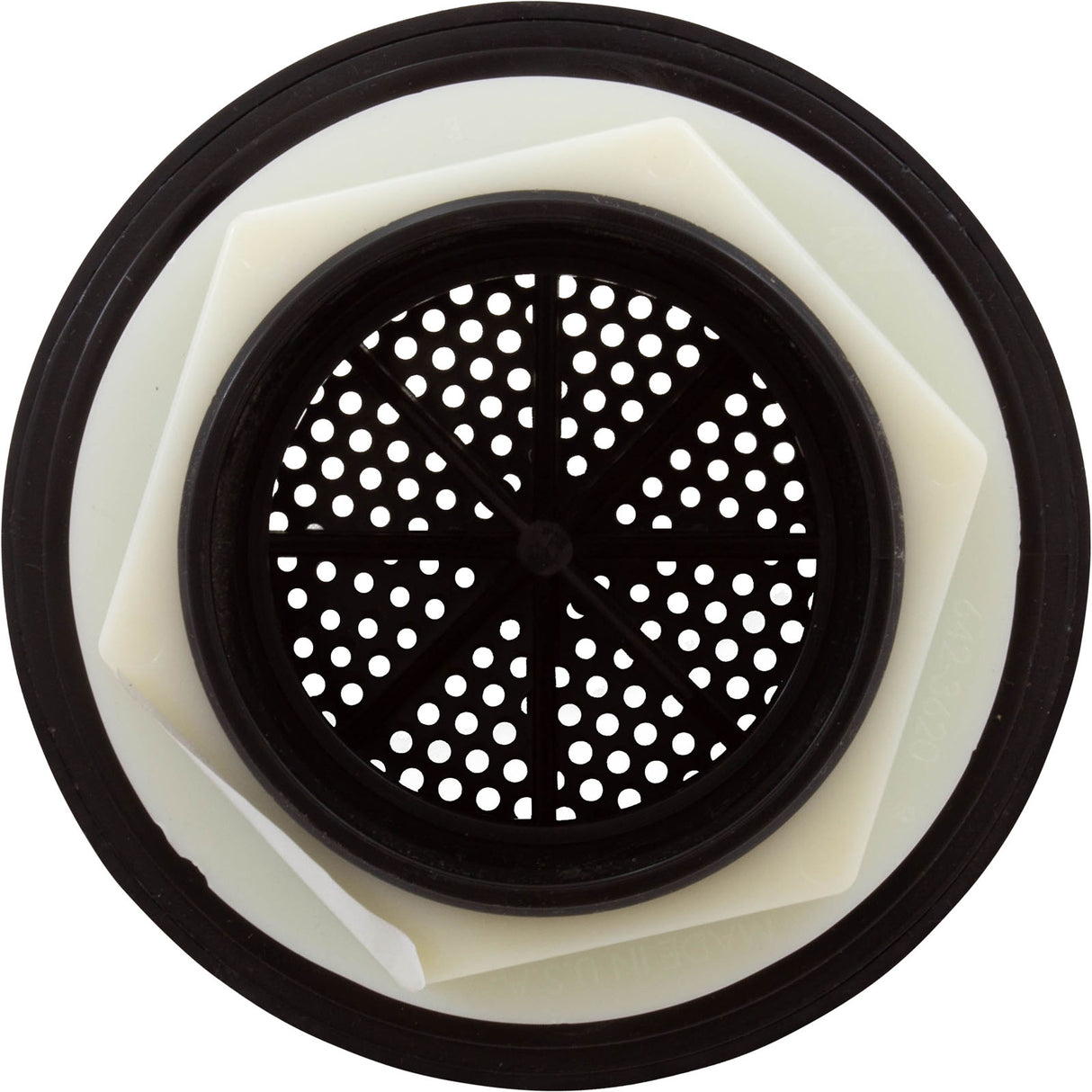 Suction Assy, WW Super Hi-Flo, 3-1/4"hs, 2-1/2"s, Black : 640-3581 V - Waterway Plastics - 8.06105E+11 - PartsForSpas.com