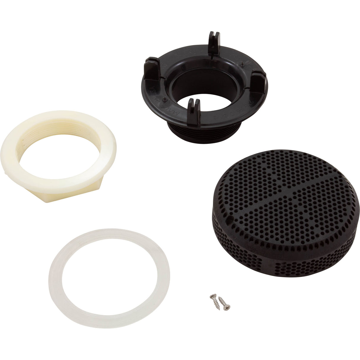 Suction Assy, WW Super Hi-Flo, 3-1/4"hs, 2-1/2"s, Black : 640-3581 V - Waterway Plastics - 8.06105E+11 - PartsForSpas.com