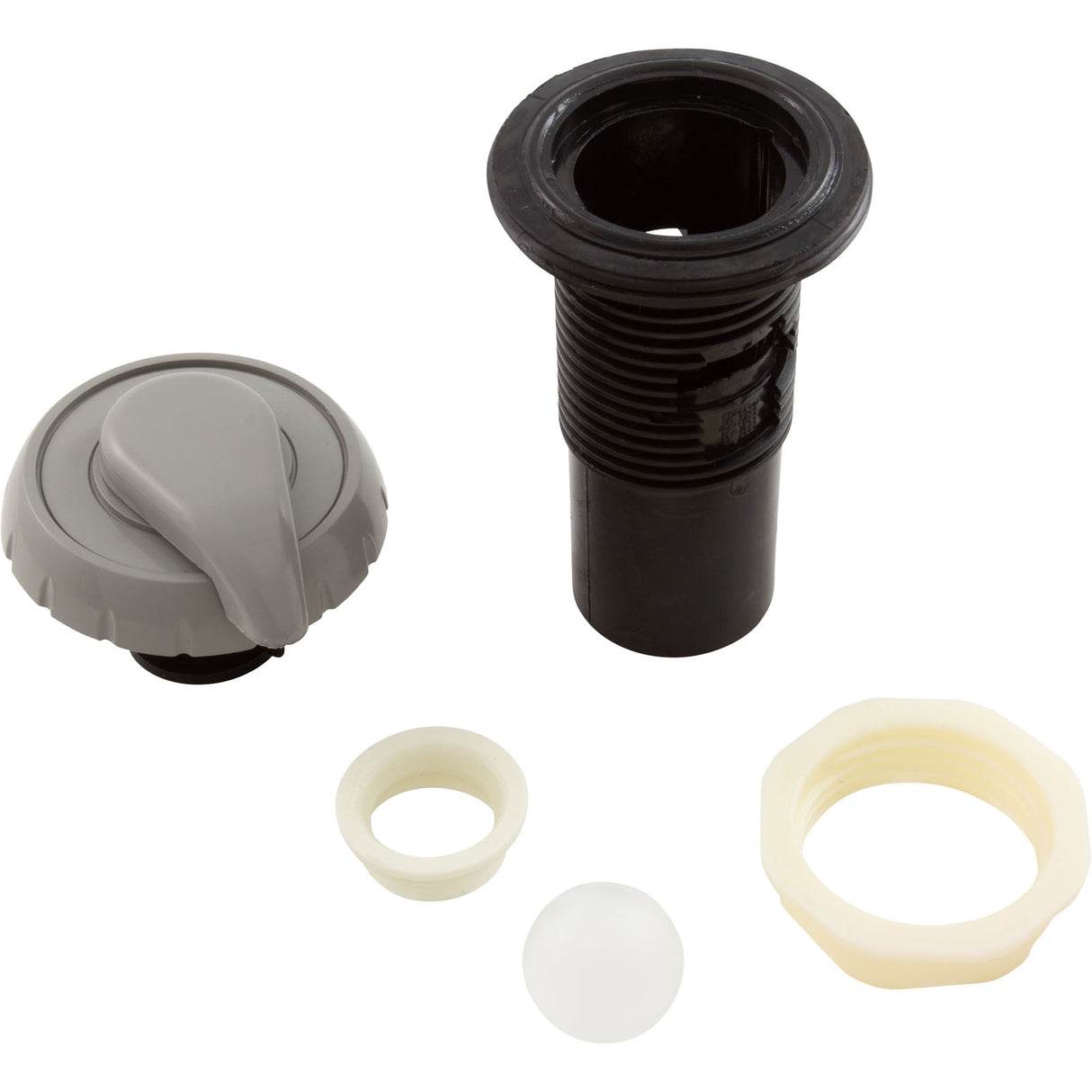 Air Ctrl, WW, 1 -5/8"hs, 2-3/4"fd, Notched, Gry, 1" : 660-3577