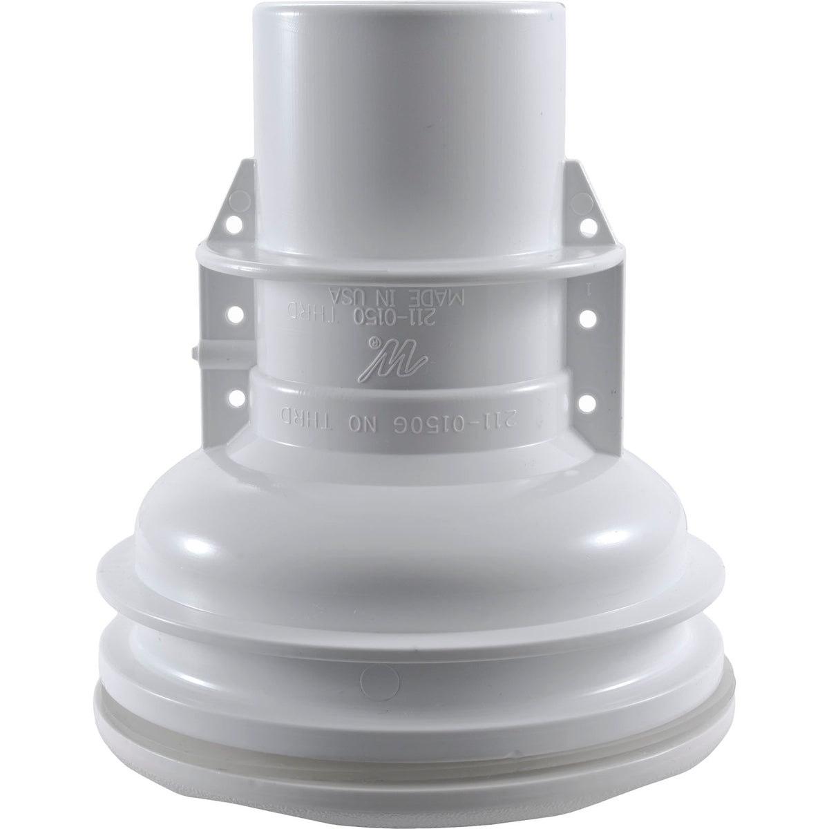 Jet Cmplt, WW Old Faithful, 4-3/4"hs, 175gpm, Scal, Wht, Str Body : 210-3920