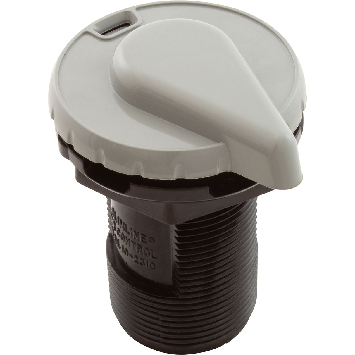 Air Ctrl, BWG/HAI Slimline, 1-3/4"hs, 2-1/2"fd, Teardrop, Gry, 1" : 10-2330GRY