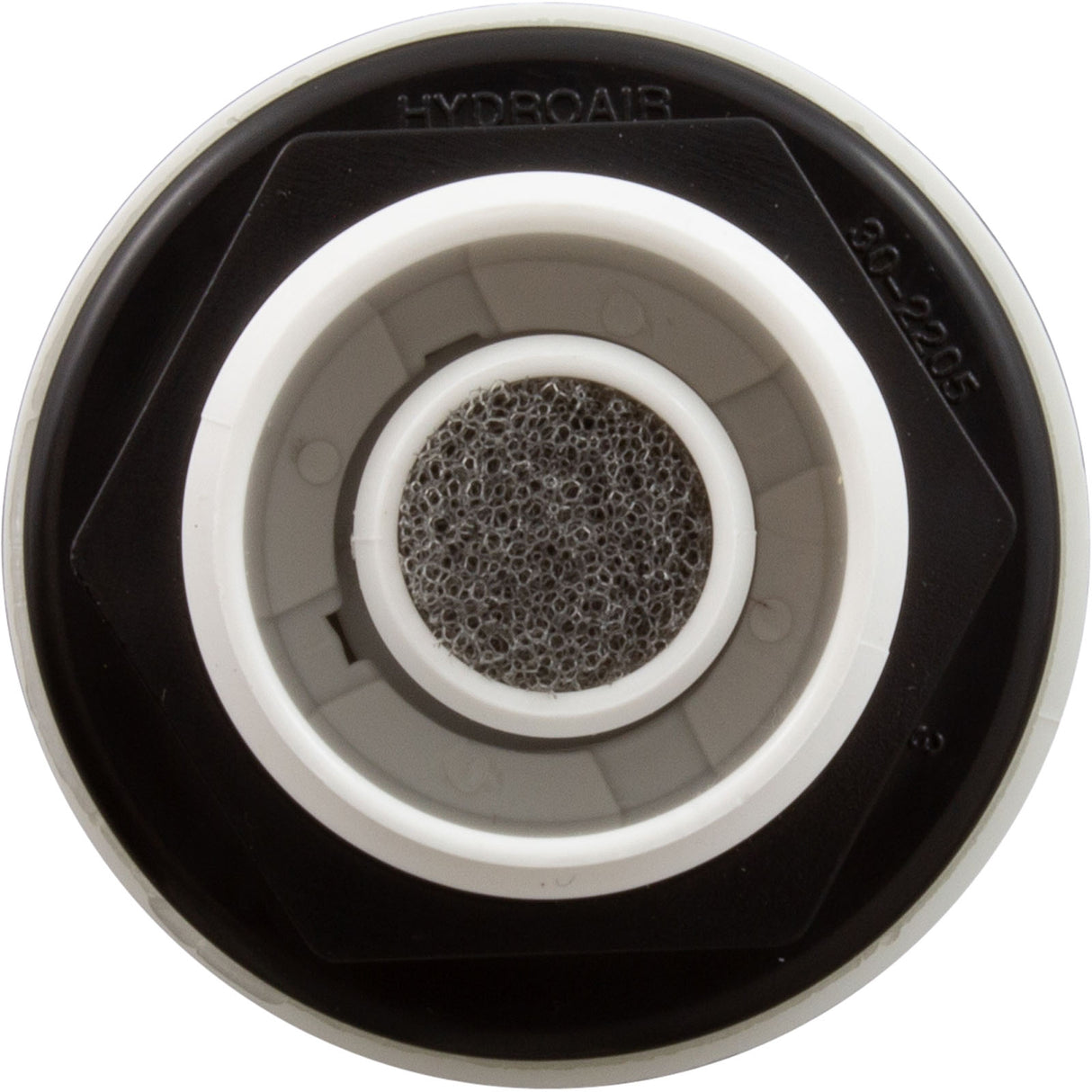 Air Ctrl, BWG/HAI Mini, 1-1/8"hs, 1-11/16"fd, Crescent, Wht, 1/2" : 10-2200WHT