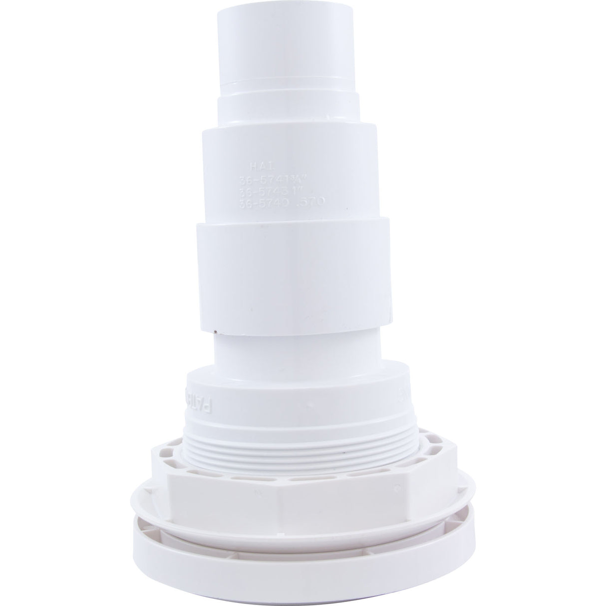 Jet Cmplt, BWG/HAI Whirlpool, 3-5/16"hs, Dir, Smth, White : 16-5759WHT