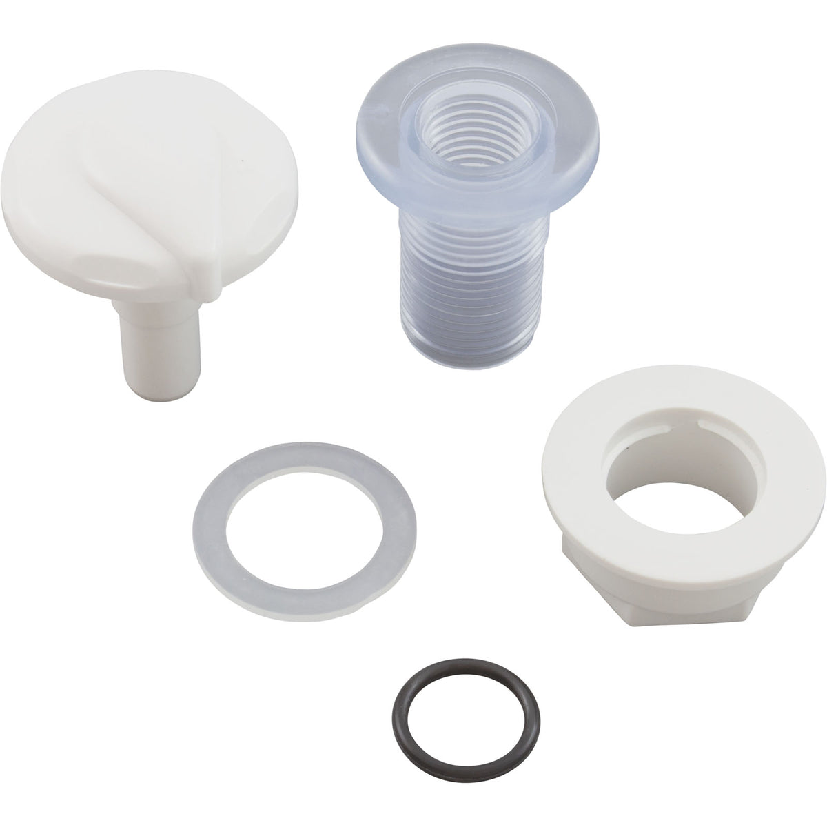 Air Ctrl, CMP, Mini, 1-1/8"hs, 1-11/16"dia, Cresent, White, 1/2" : 25099-000-000