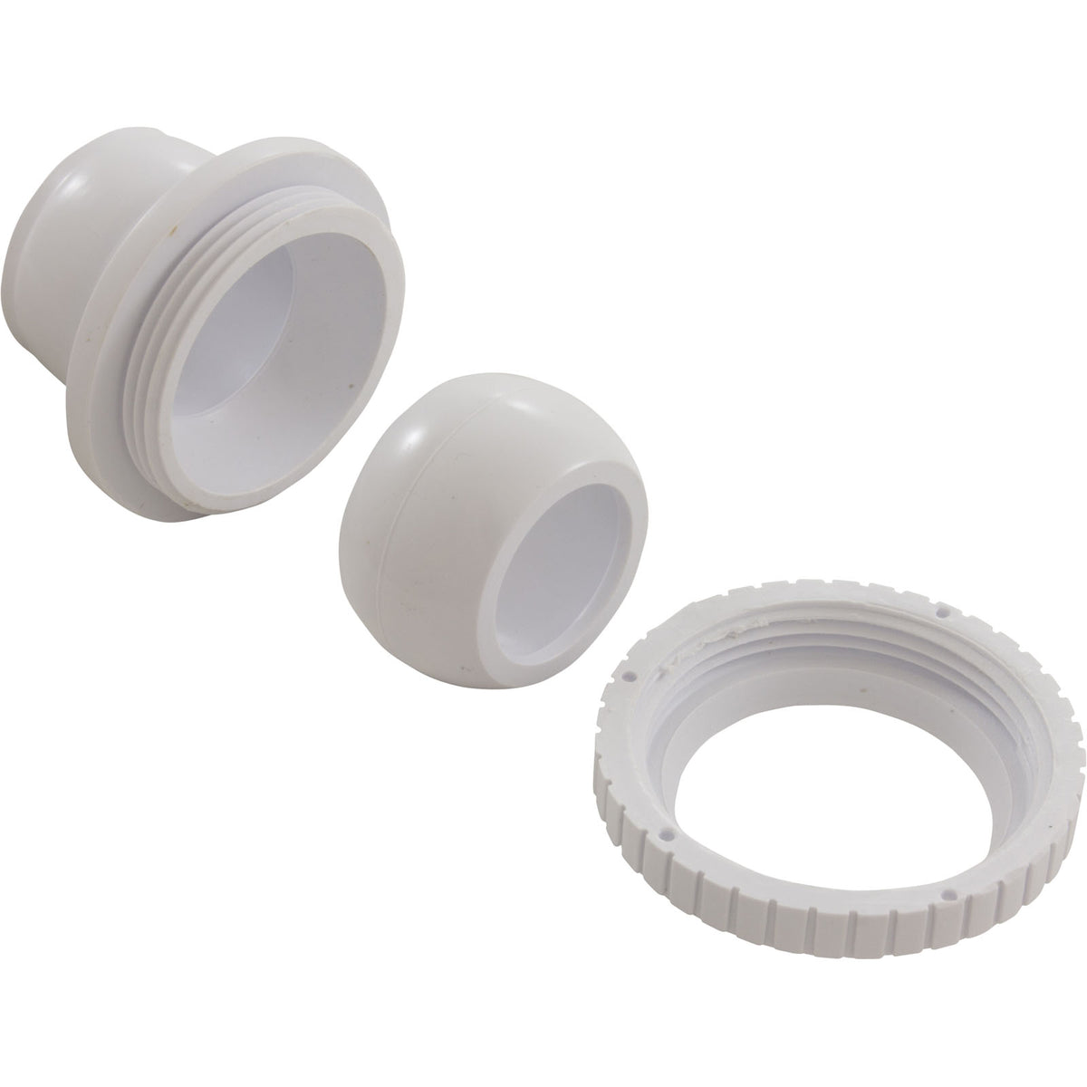 Wall Return Fitting, CMP Directional Flow, 1.5" Insider, Wht : 25554-400-000