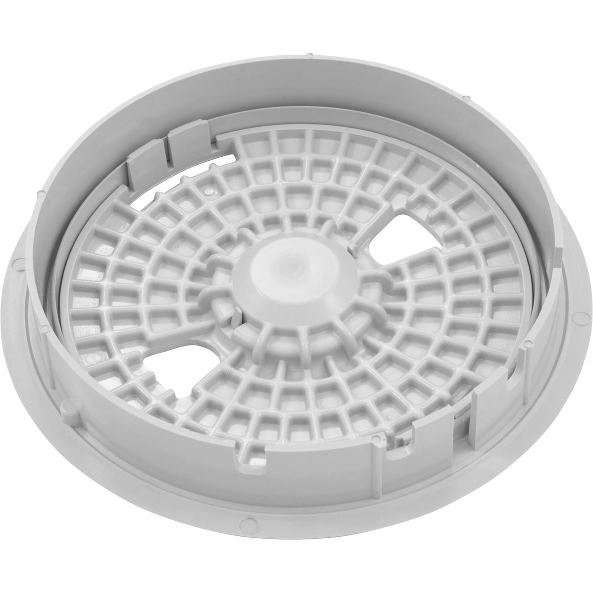 Gnte Skim Lid & Mount Ring Assy Ww Logo Gry : 540-6467WW - Waterway Plastics - 806105098726 - PartsForSpas.com