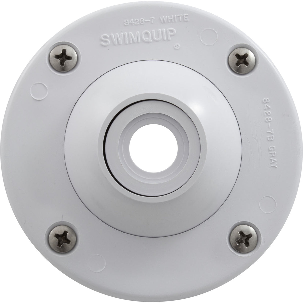 Eyeball Inlet, Pentair, 1-1/4", Gunite, White : 08428-0001