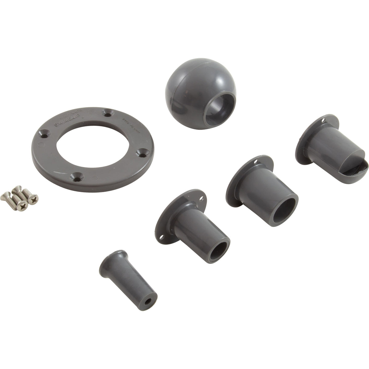 Eyeball Inlet, Pentair, 1-1/4", Gunite, Gray : 08428-0001B