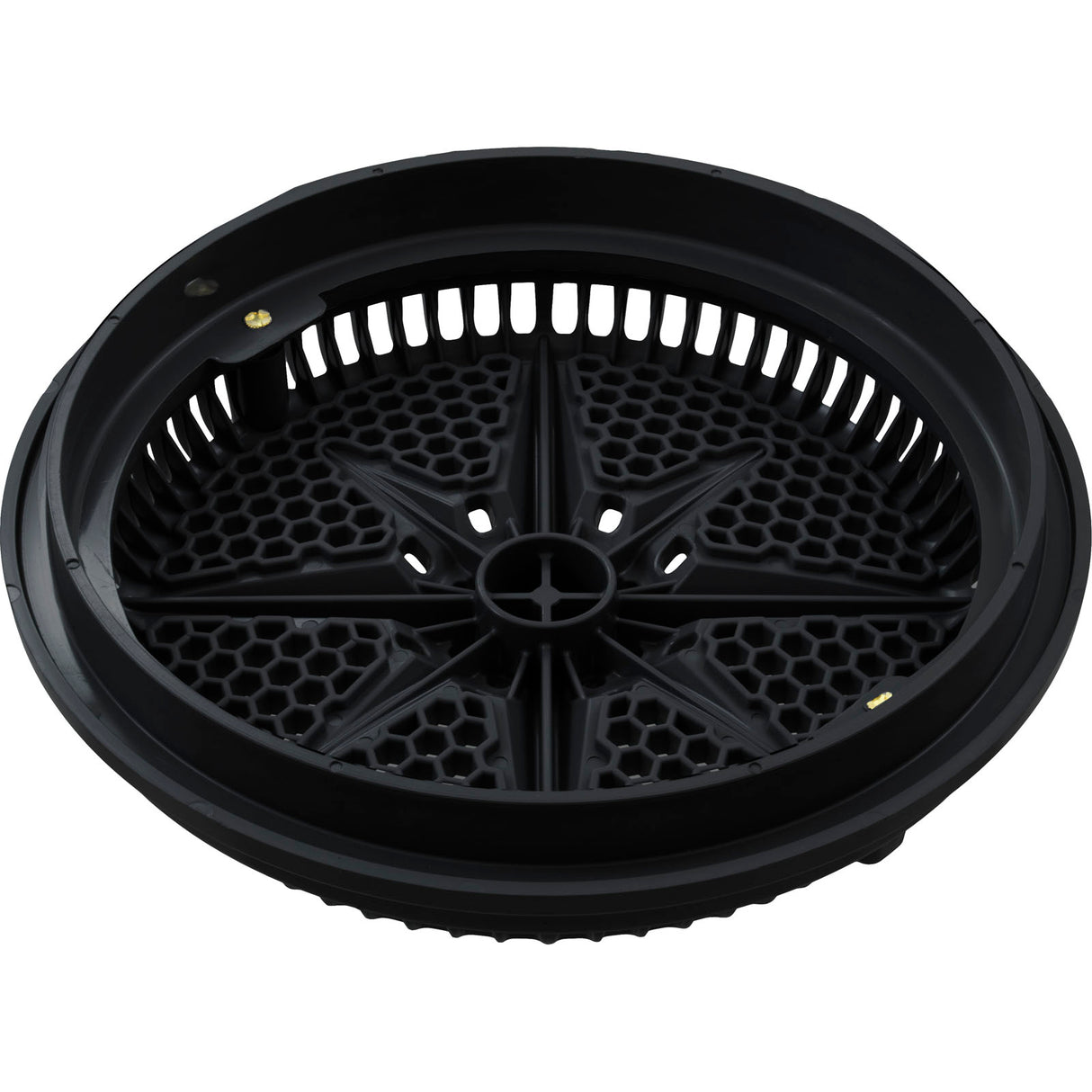 Main Drain Grate, PentairStarGuard, 8", 112gpm, Black, Long Ring : 500100