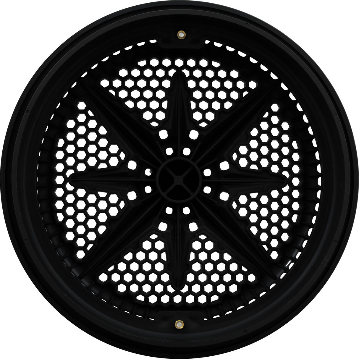 Main Drain Grate, PentairStarGuard, 8", 112gpm, Black, Long Ring : 500100