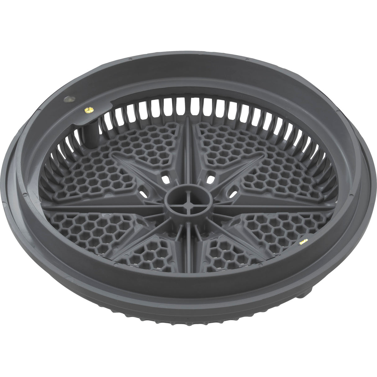 Main Drain Grate, PentStarGuard, 8", 112gpm, DrkGry, qty 2, Lg Rng : 500142