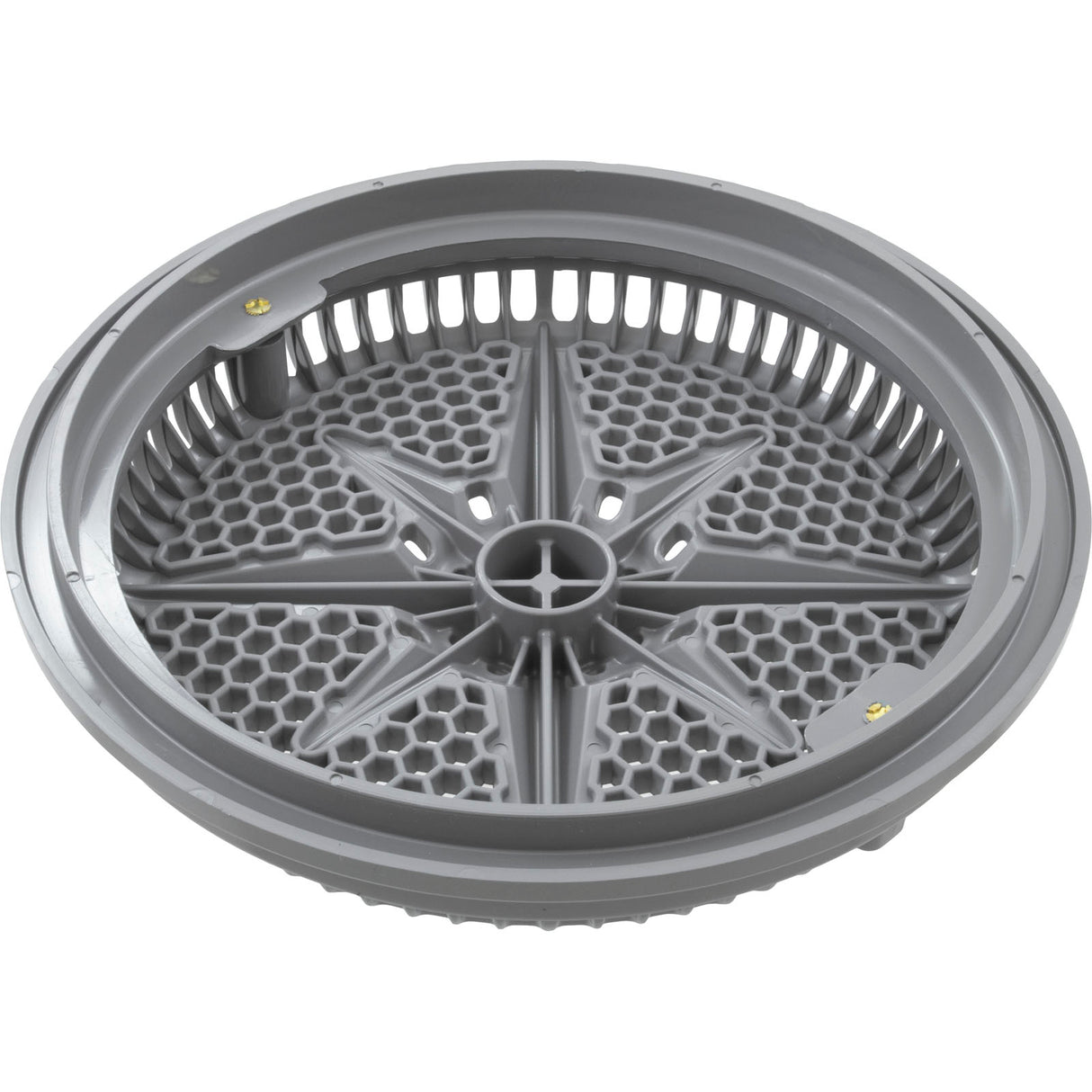 Main Drain Grate, PentairStarGuard, 8", 112gpm, Gray, Short Ring : 500106