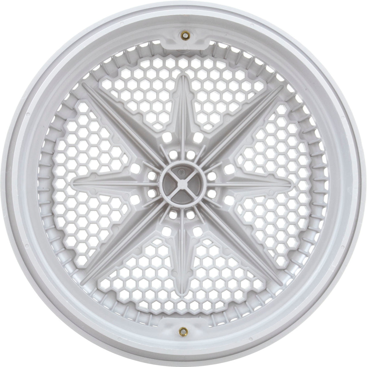 Main Drain Grate, PentairStarGuard, 8", 112gpm, White, Short Ring : 500103