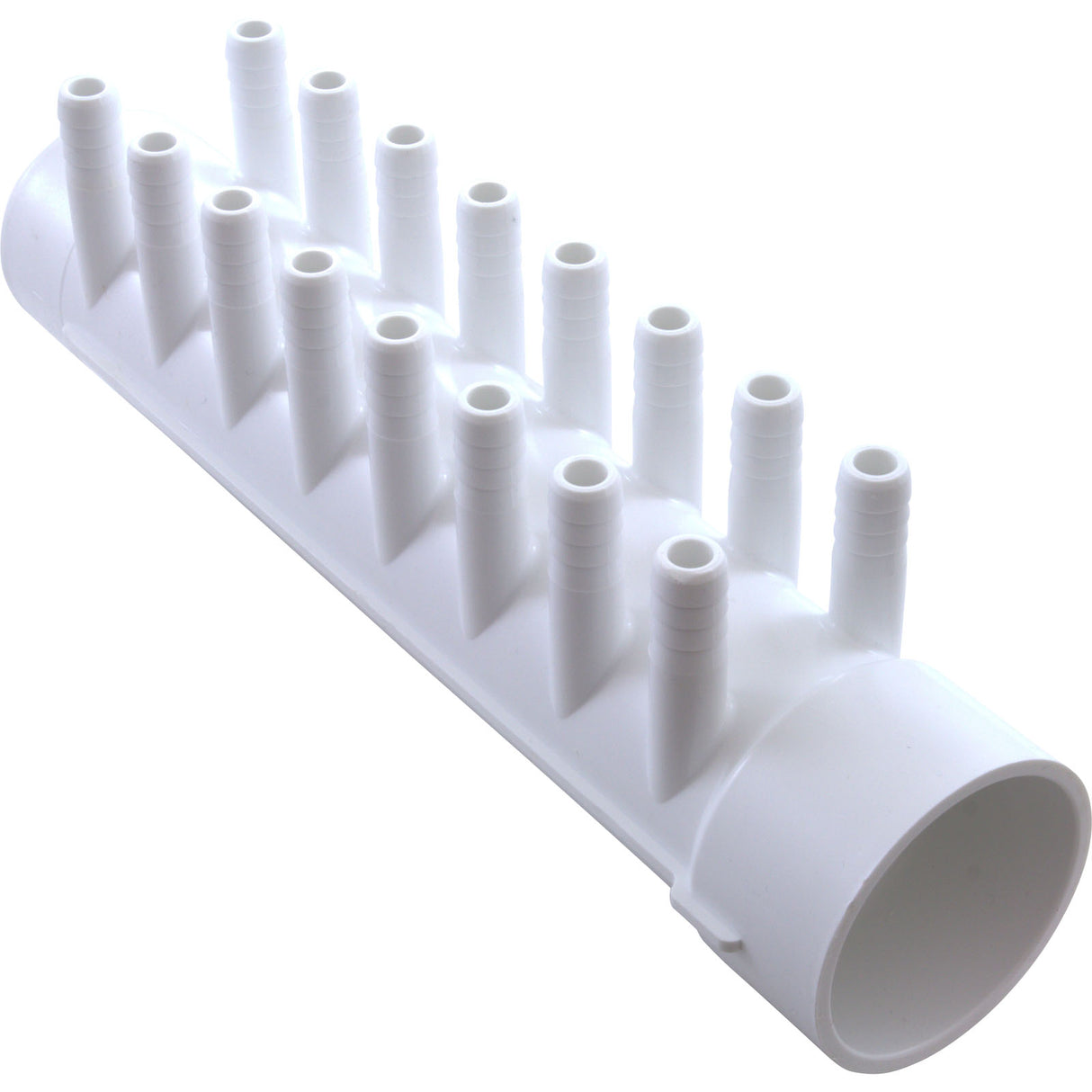 Manifold, 3/8" Barb, 16 Port, 1-1/2" Slip x 1-1/2" Spigot : 53015500