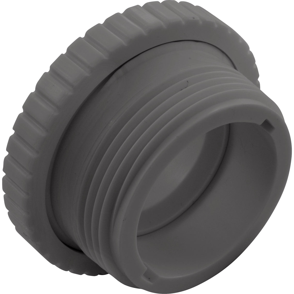 Inlet Fitting, Pentair, 1-1/2"mpt, 1" Orifice, Dk Gray : 540030