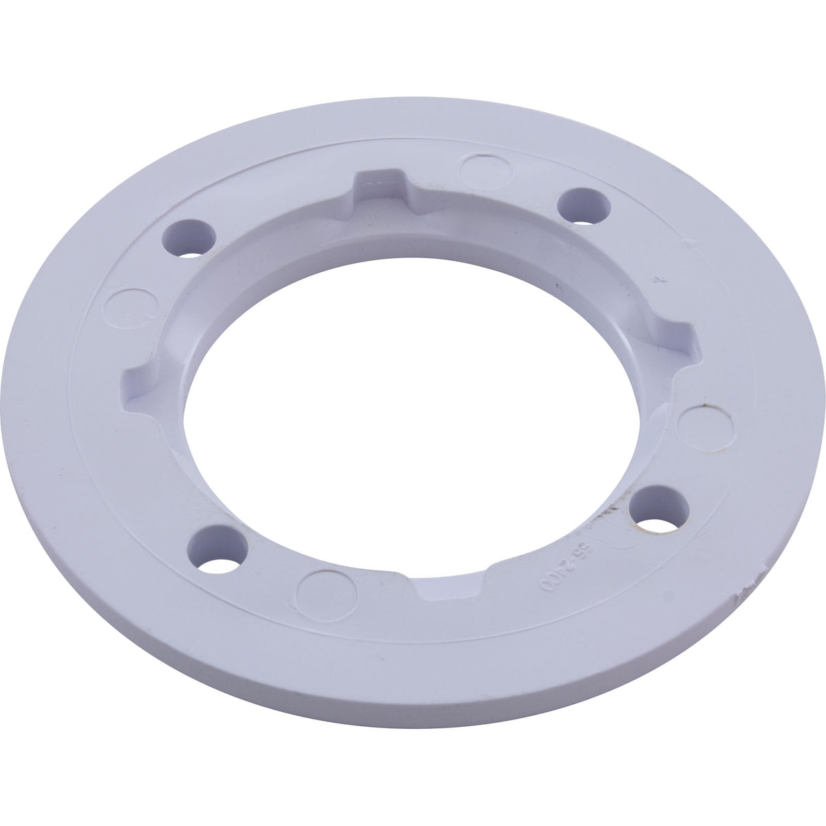 Wall Fitting Faceplate, Vinyl, White : 552400