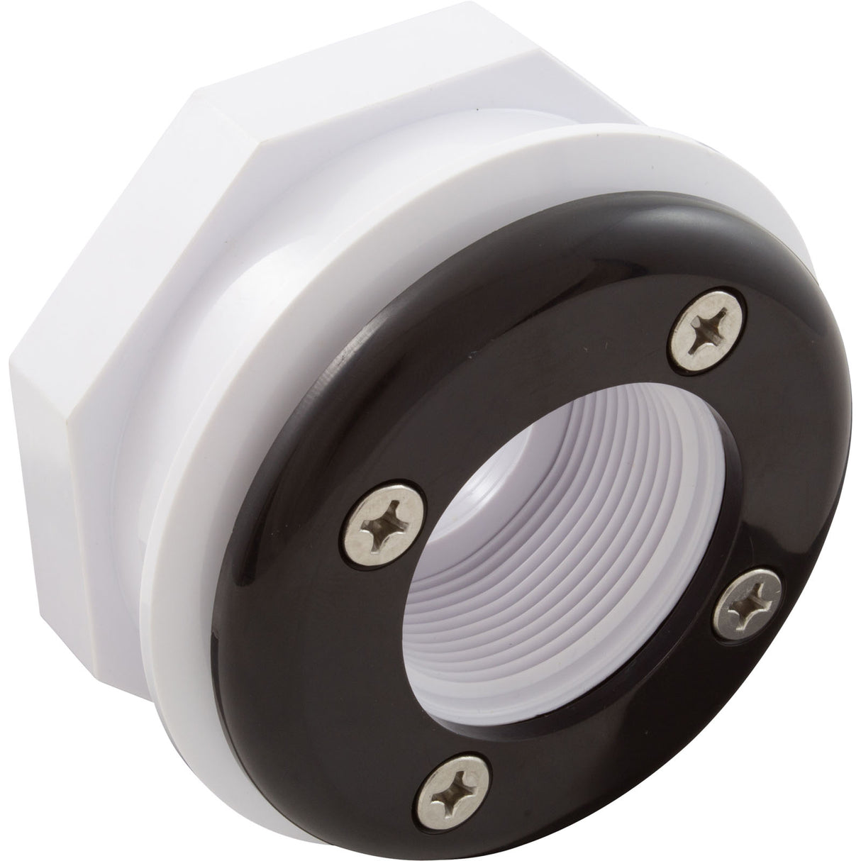 Wall Fitting, Vinyl Std Body, 1-1/2"mpt x 1-1/2"fpt, Black : 86205101