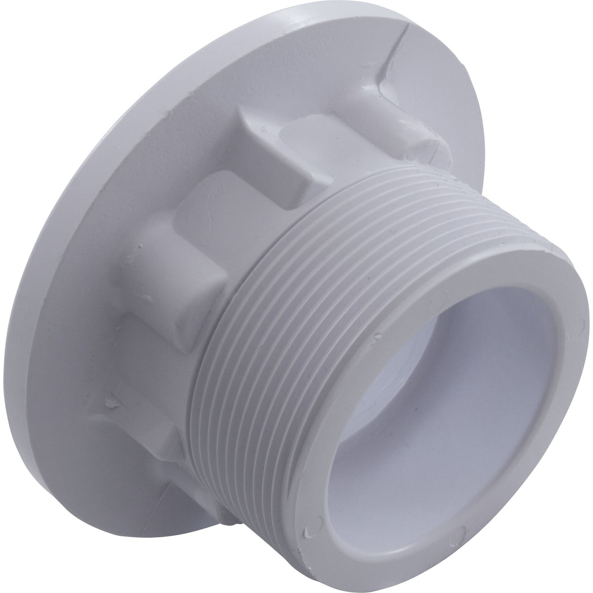 Wall Fitting, Vinyl Std Body, 1-1/2"mpt x 1-1/2"s, White : 542429