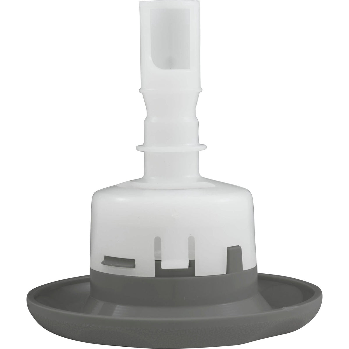 Jet Intl, BWG Cyclone Luxury, 3-1/2"fd, Dir, Txt Scal, Gry : 9844WW