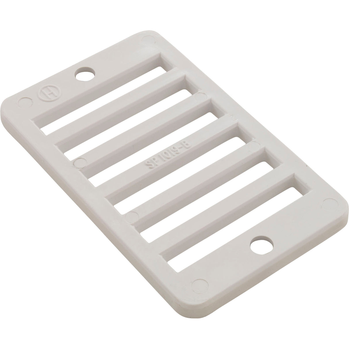 Grate, Hayward Deck Drain SP1019, w/ Screws, White : SP1019BA