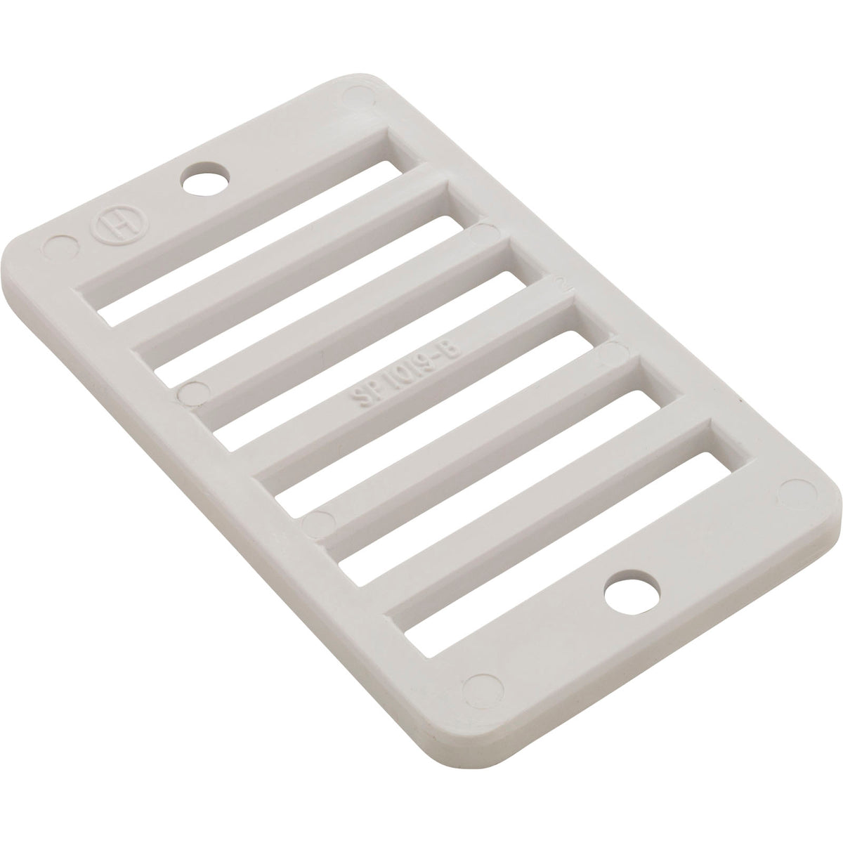 Grate, Hayward Deck Drain SP1019, w/ Screws, White : SP1019BA