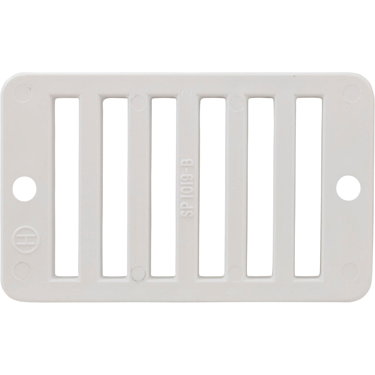 Grate, Hayward Deck Drain SP1019, w/ Screws, White : SP1019BA