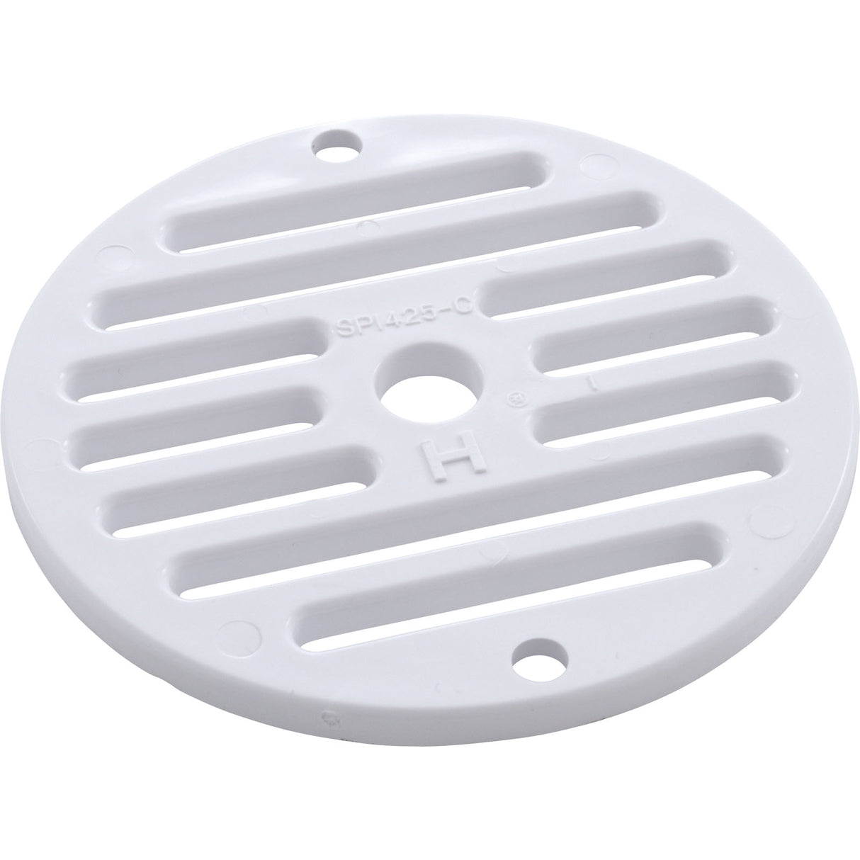 Faceplate Grate, Hayward, 4"fd, Inlet Fitting, White : SPX1425C