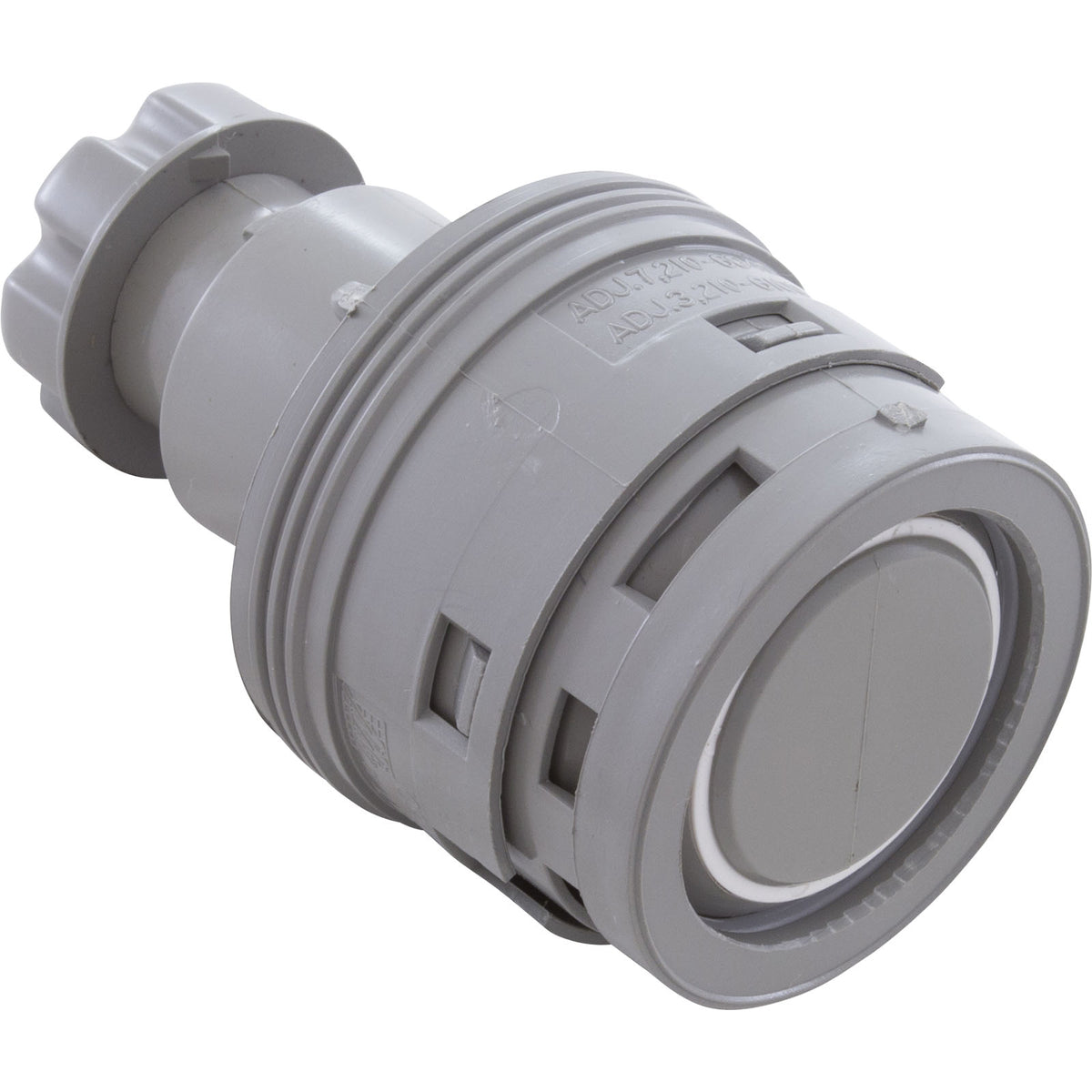 Nozzle, Waterway Poly Jet Caged Style, Dir, 3-3/8" Gray : 210-6047