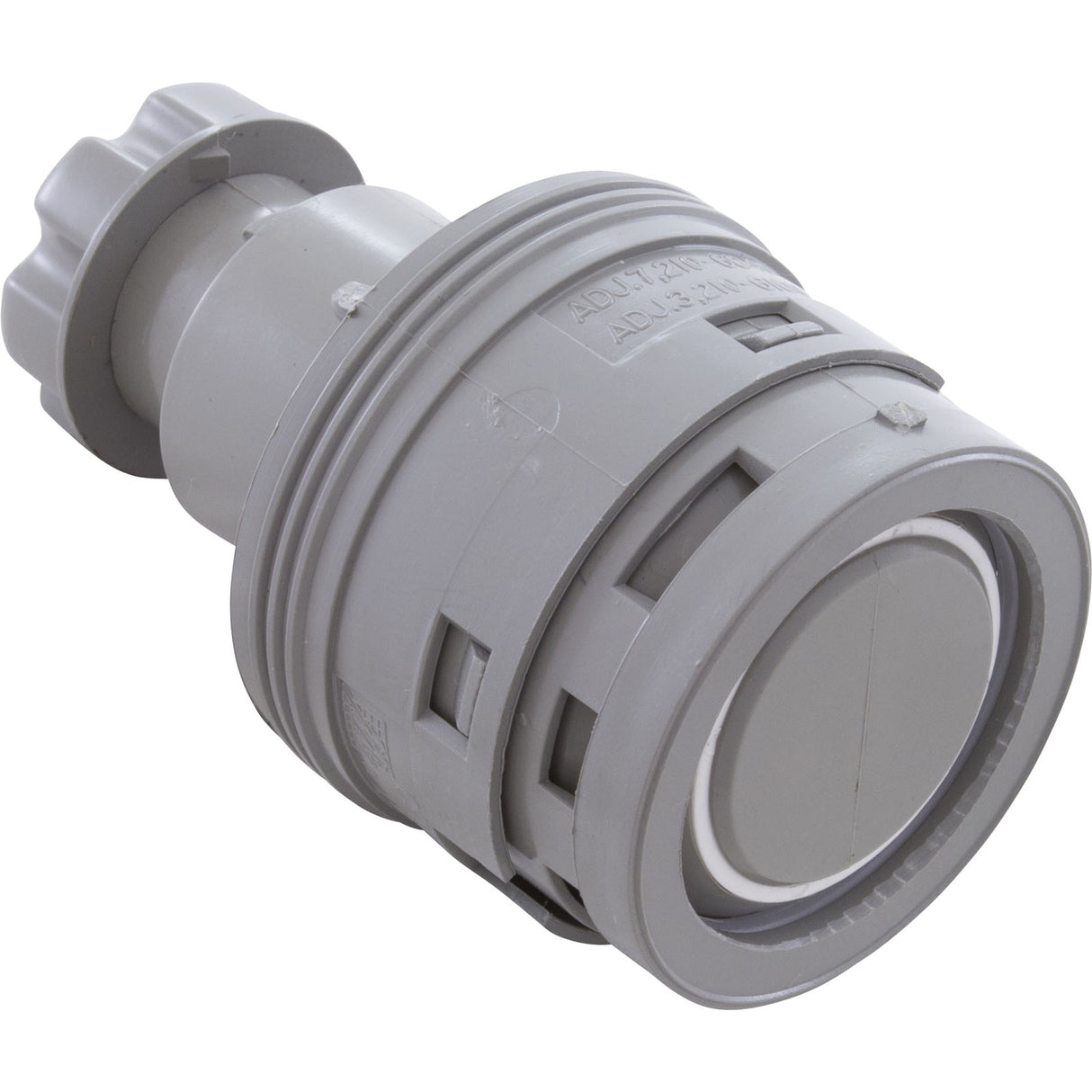 Nozzle, Waterway Poly Jet Caged Style, Dir, 3-3/8" Gray : 210-6047