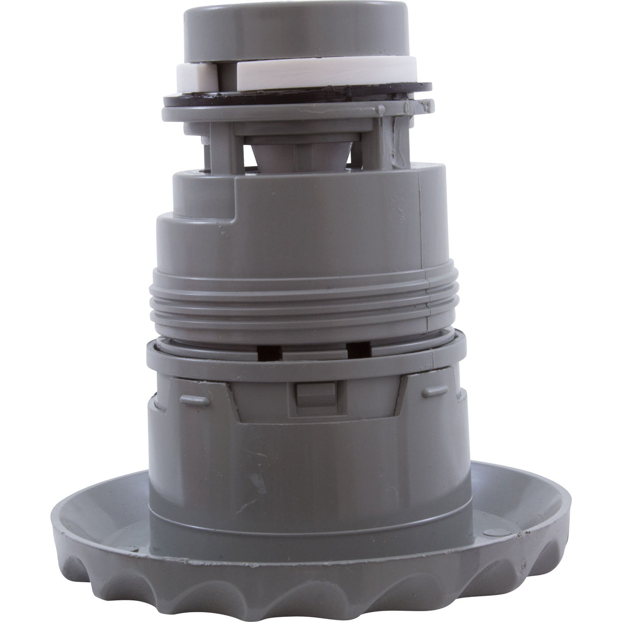Jet Intl, WW Poly Jet, 3-3/8"fd, Pulsator, Dlx Scal, Gry : 210-6077