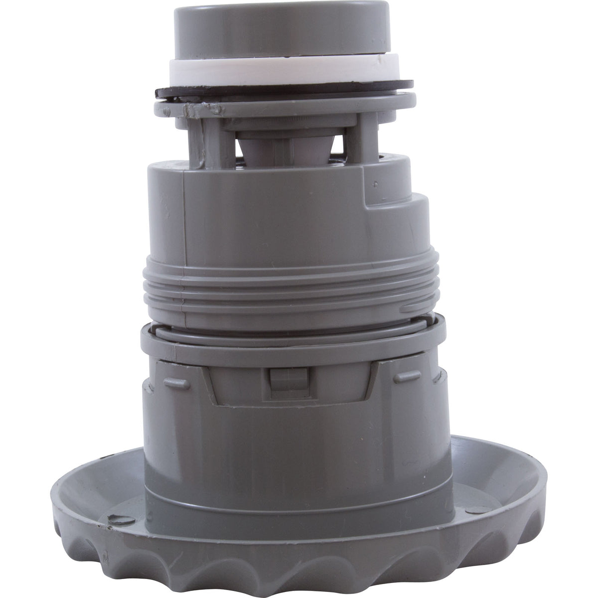 Jet Intl, WW Poly Jet, 3-3/8"fd, Pulsator, Dlx Scal, Gry : 210-6077