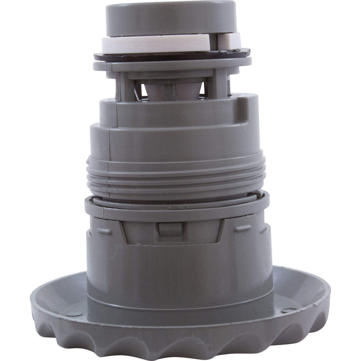 Jet Intl, WW Poly Jet, 3-3/8"fd, Pulsator, Dlx Scal, Gry : 210-6077