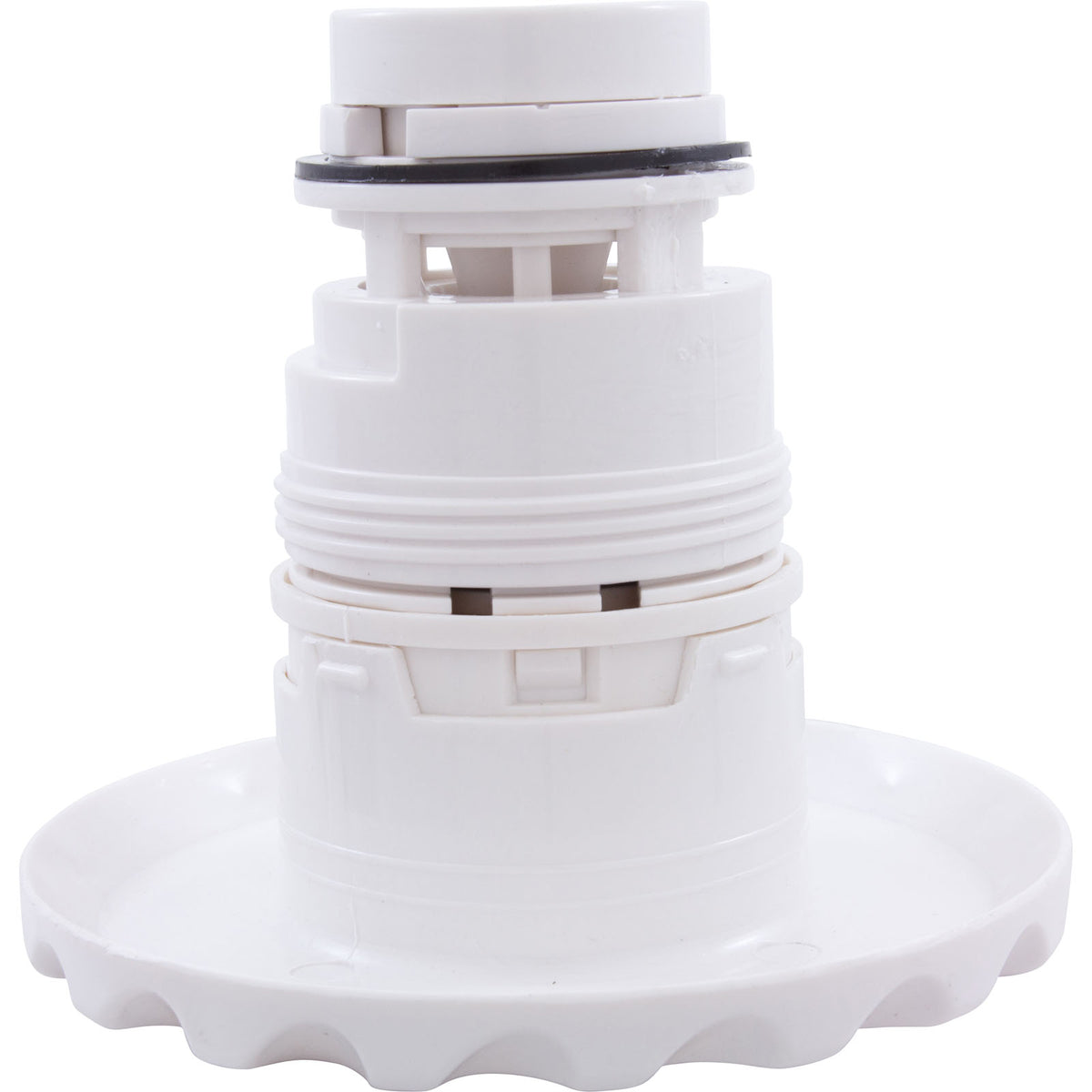 Jet Intl, WW Poly Jet, 4-3/16"fd, Roto, Dlx Scal, White : 210-6190